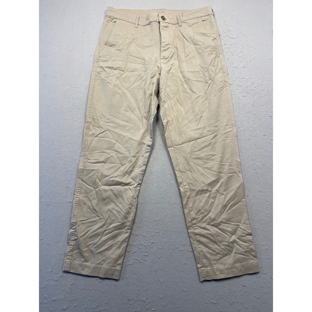 Calvin Klein Chino Pants Cotton Khaki 32X30 Mens